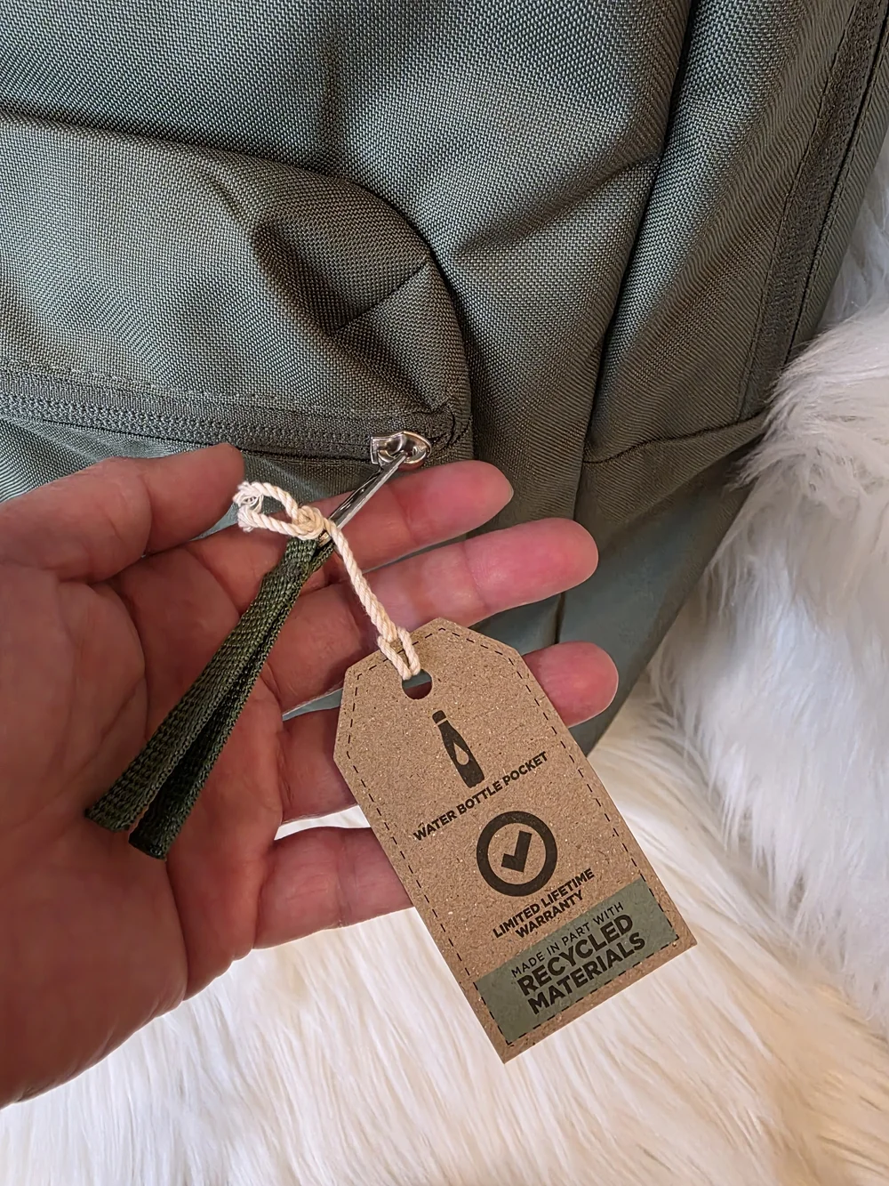 NWT JANSPORT CROSS TOWN PLUS CARGO GREEN BACKPACK